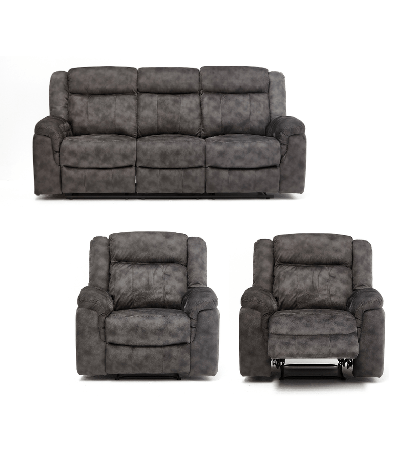 Pelican Recliner Sofa Set (3+1+1) - Lifestyle Furniture