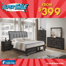 Picton Queen Bedroom Set - 4 Piece - Lifestyle Furniture