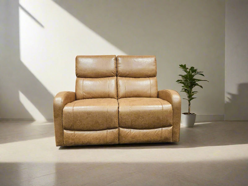 Potter 2 - Seater Recliner - Brown - Lifestyle Furniture