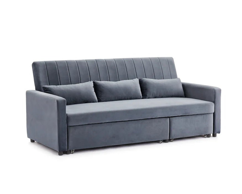 Preston Sofa Bed - Light Grey - Lifestyle Furniture