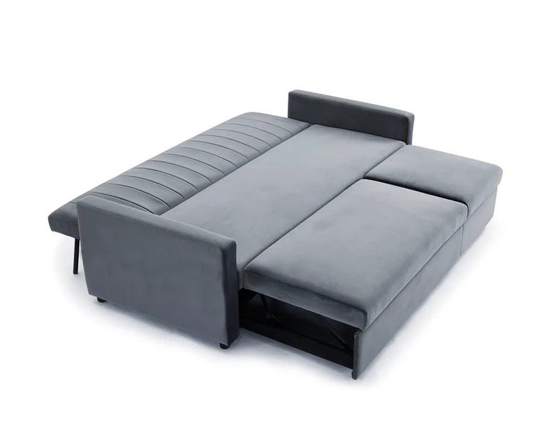 Preston Sofa Bed - Light Grey - Lifestyle Furniture