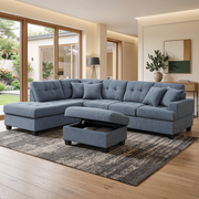 Rolland Sectional Sofa with Ottoman