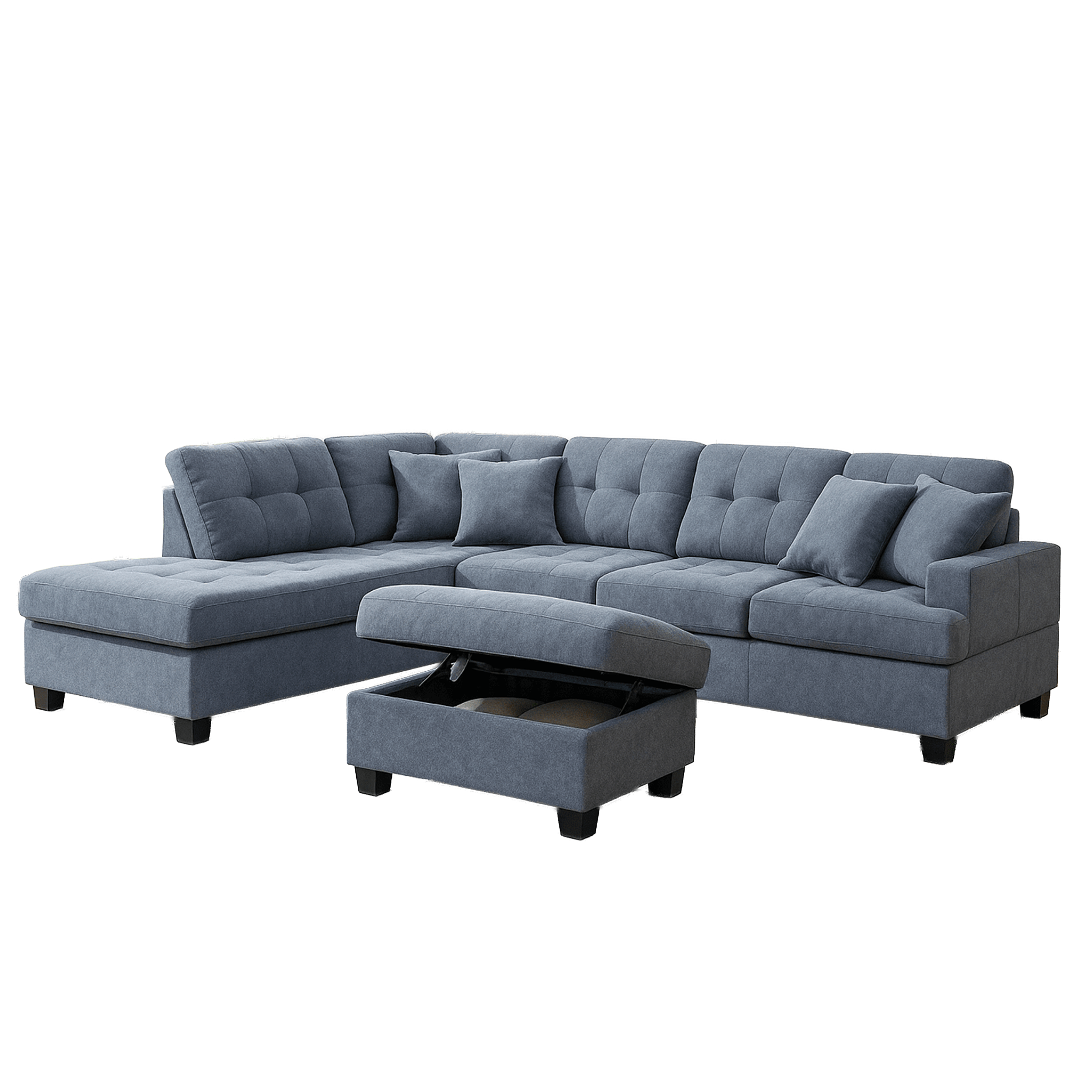 Rolland Sectional Sofa with Ottoman