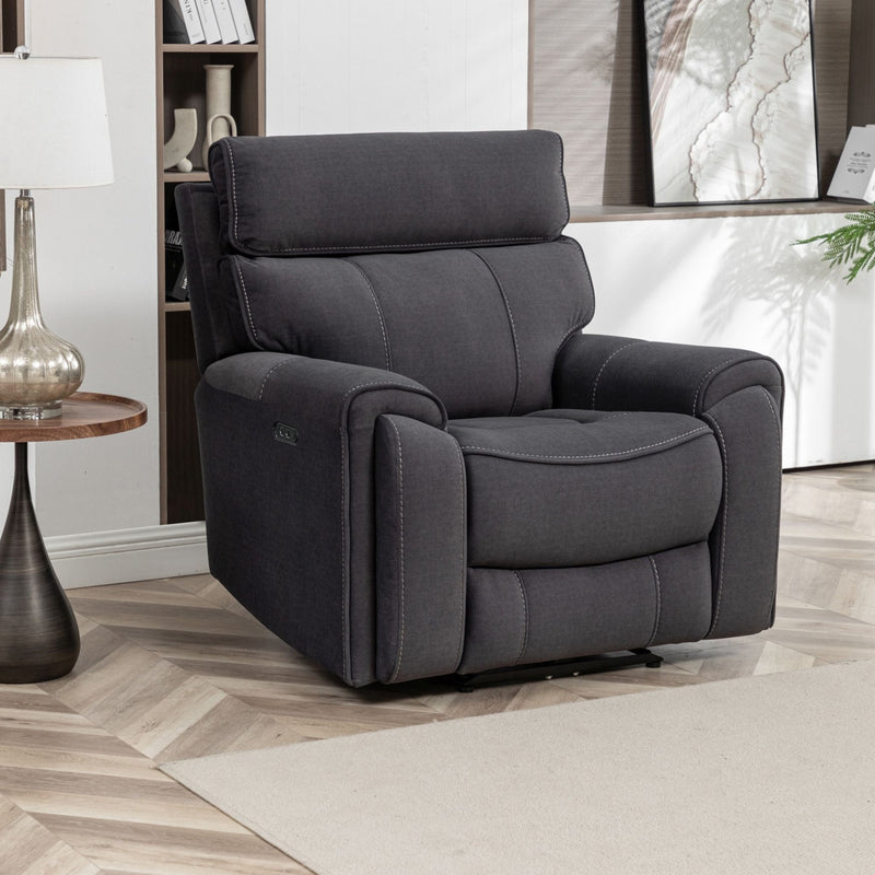 Sable 3 - Piece Electric Recliner Sofa Set - Lifestyle Furniture