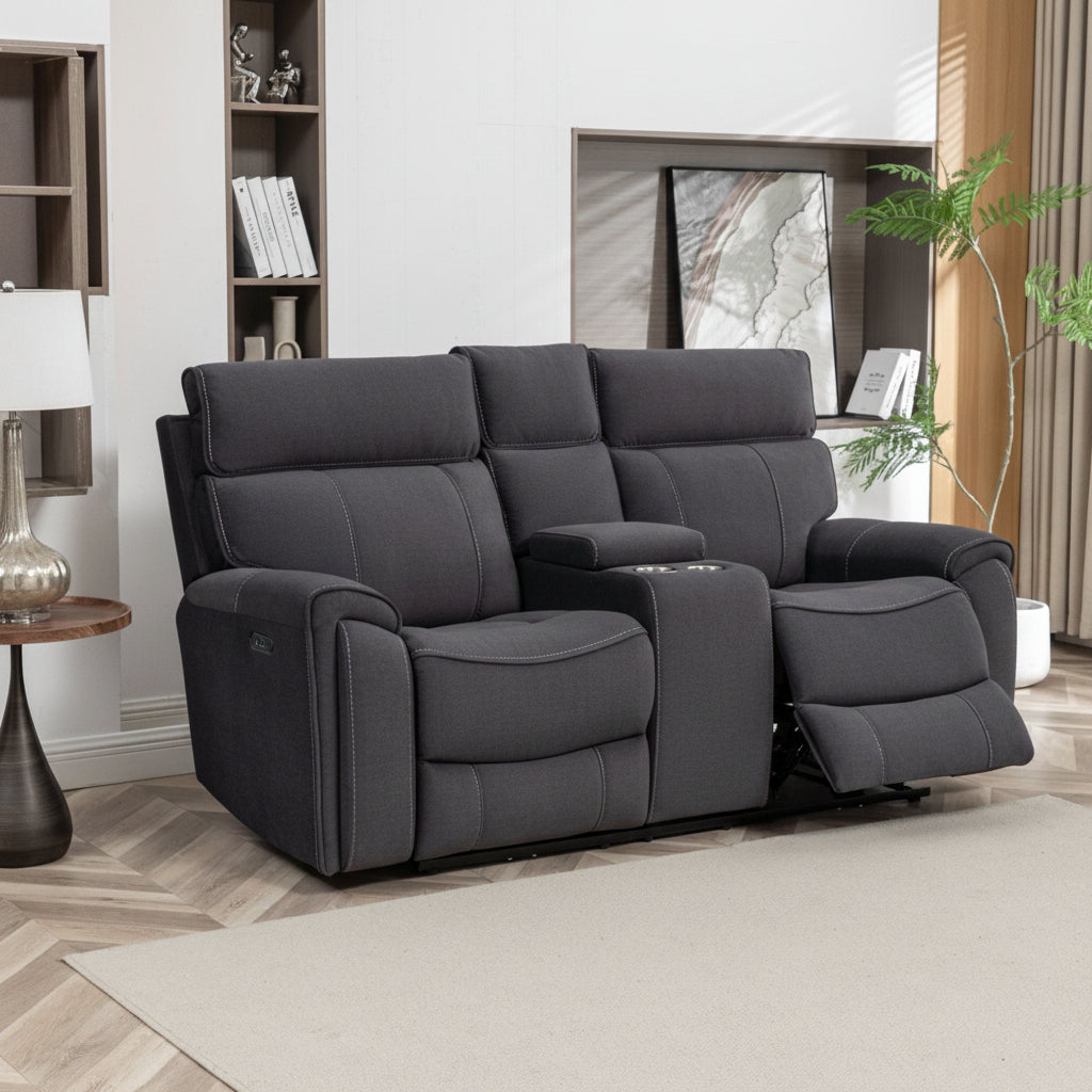 Sable 3 - Piece Electric Recliner Sofa Set - Lifestyle Furniture