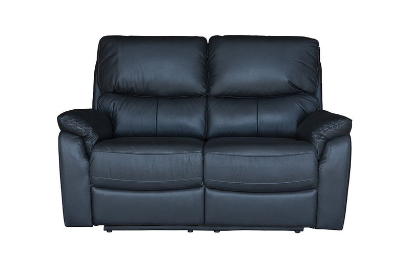 Salvador 2 Seater Recliner - Black - Lifestyle Furniture