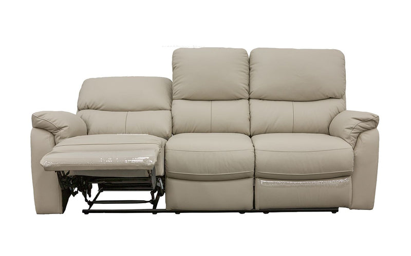 Salvador 3 Seater Recliner - Beige - Lifestyle Furniture