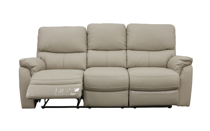 Salvador 3 Seater Recliner - Beige - Lifestyle Furniture