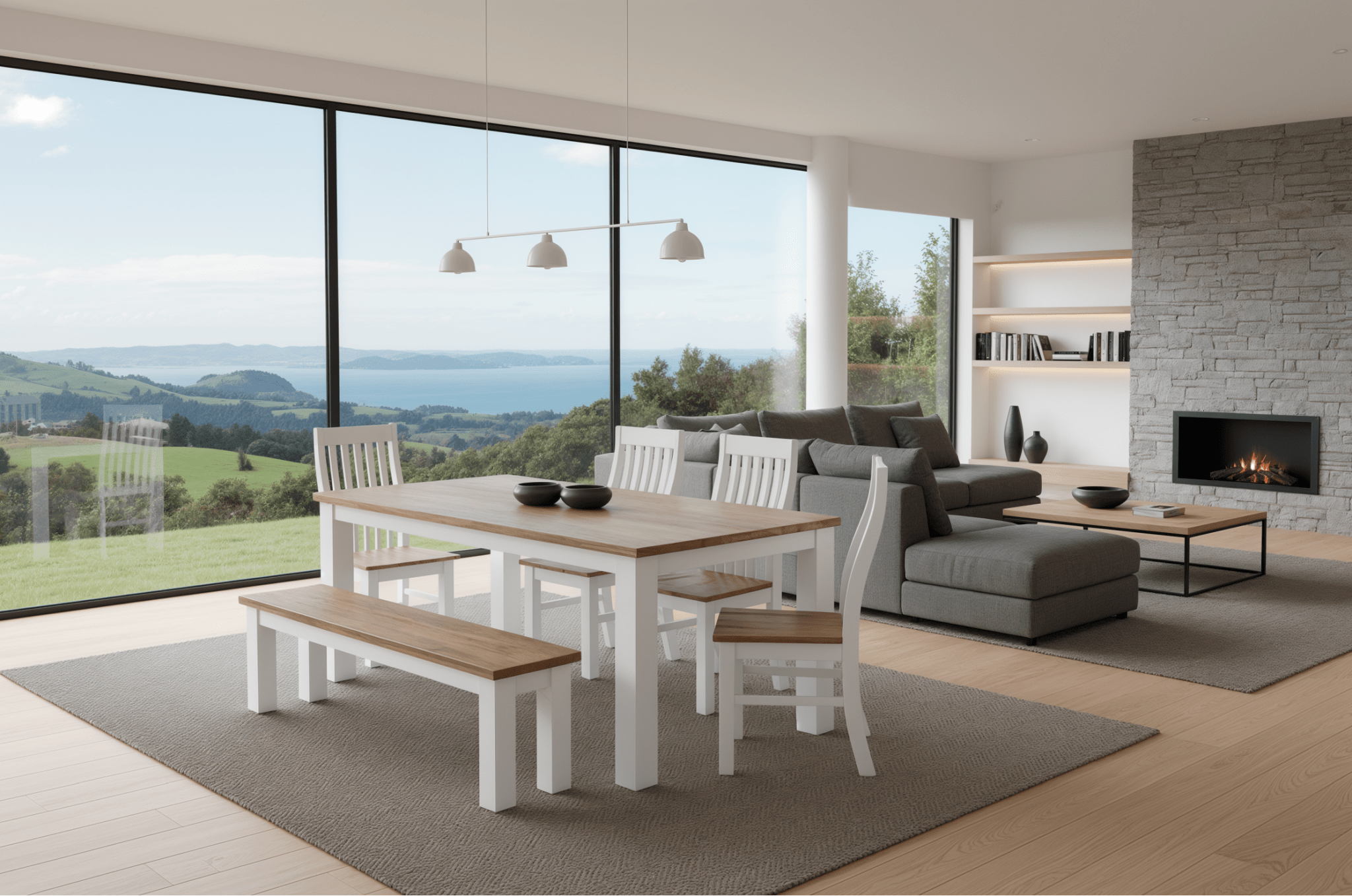 Santo 6 - Piece Dining Set - Lifestyle Furniture