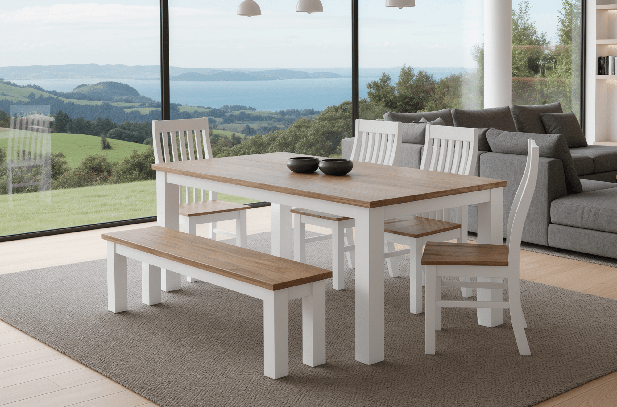 Santo 6 - Piece Dining Set - Lifestyle Furniture