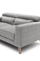 Santro 2 - Seater Sofa - Light Grey - Lifestyle Furniture