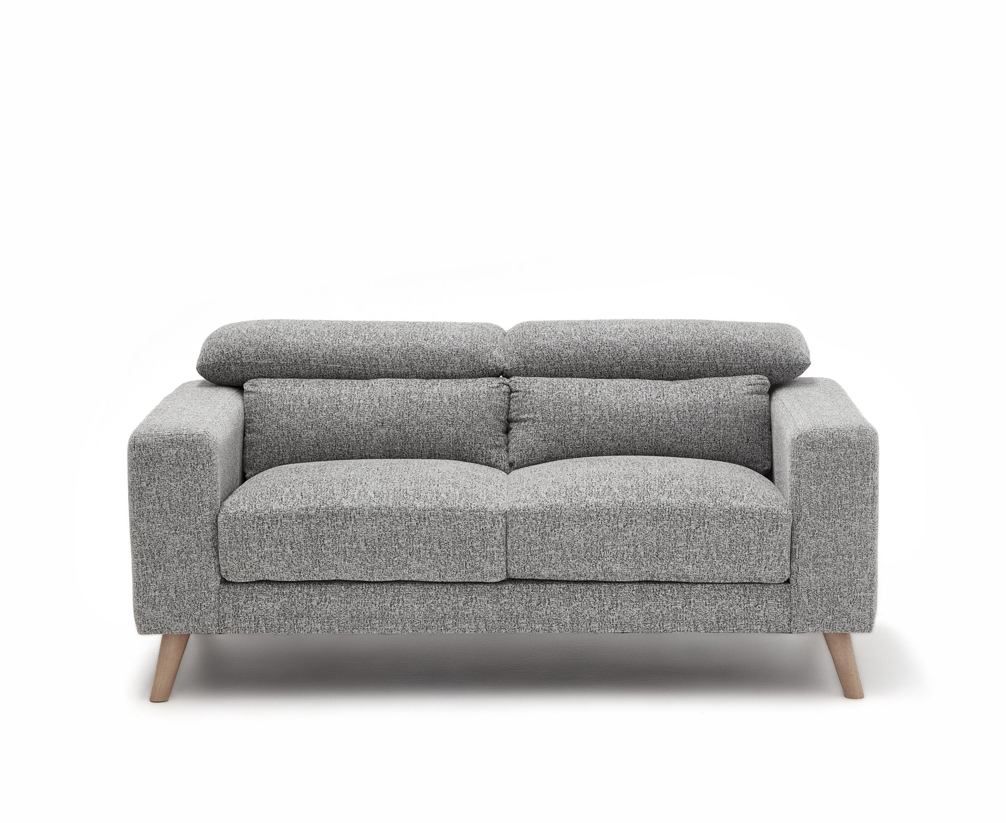 Santro 2 - Seater Sofa - Light Grey - Lifestyle Furniture