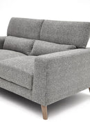 Santro 2 - Seater Sofa - Light Grey - Lifestyle Furniture
