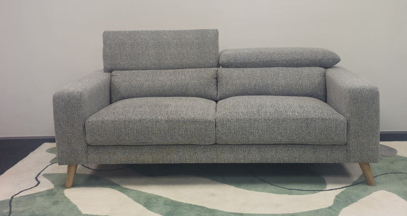 Santro 3 - Seater Sofa - Light Grey - Lifestyle Furniture