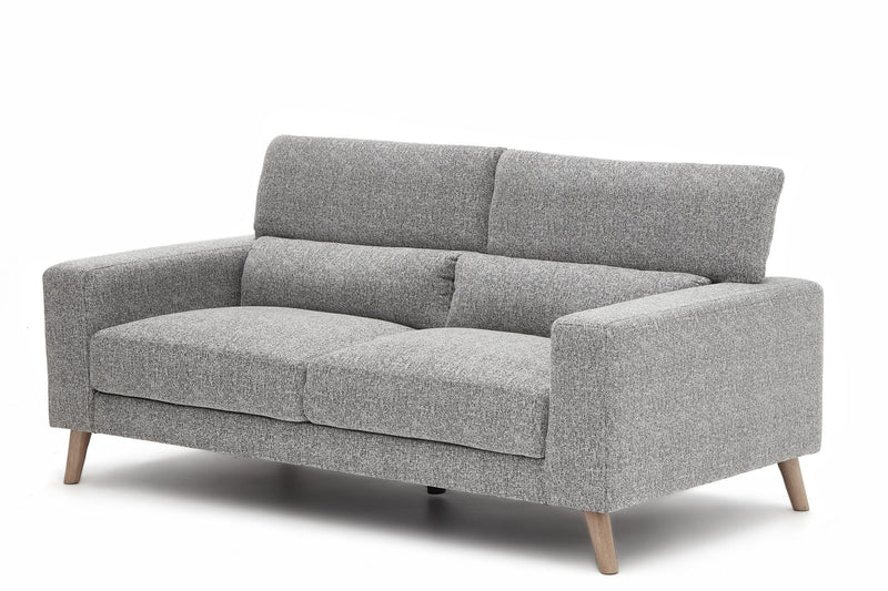 Santro 3 - Seater Sofa - Light Grey - Lifestyle Furniture