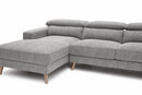 Santro 3 - Seater Sofa With Chaise - Light Grey - Lifestyle Furniture