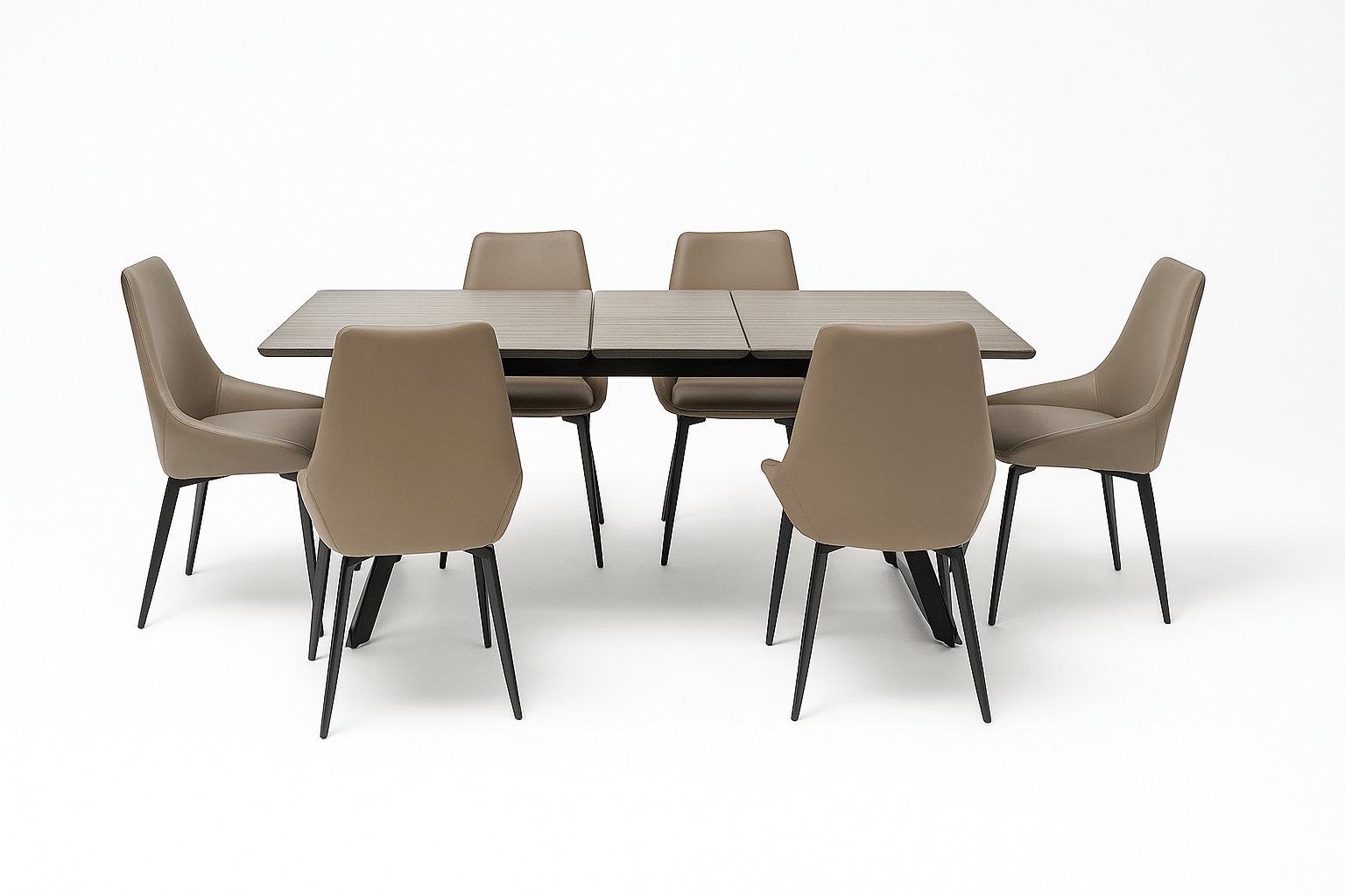 Shelton 7 - Piece Dining Set With Linnea Chairs - Lifestyle Furniture