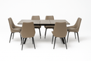Shelton 7 - Piece Dining Set With Linnea Chairs - Lifestyle Furniture