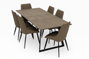 Shelton 7 - Piece Dining Set With Linnea Chairs - Lifestyle Furniture