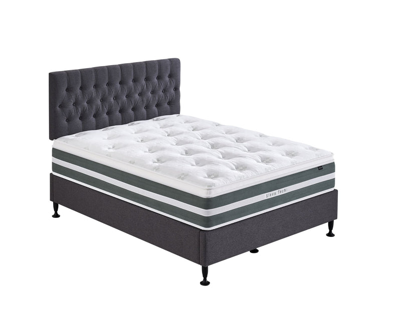 Sleep Tech Premium Gel Bed With Headboard - Lifestyle Furniture