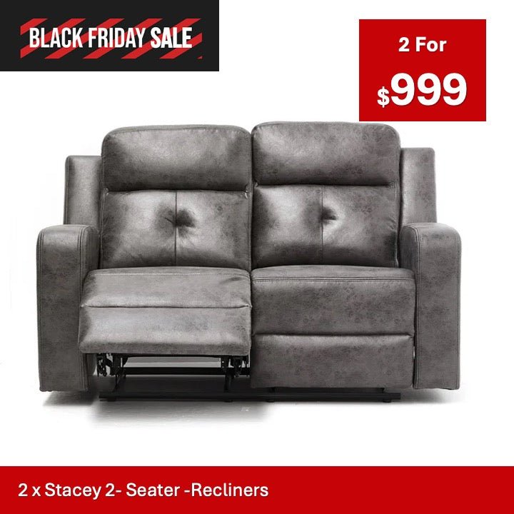 Stacey 2 Piece Recliner Set - Lifestyle Furniture
