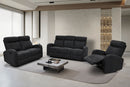 Verona 3 - Piece Recliner Set - Black - Lifestyle Furniture