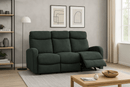 Verona 3 Seater Recliner Sofa - Black - Lifestyle Furniture