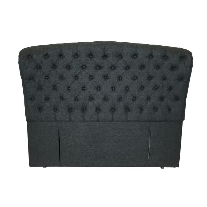 Birmingham Head Board Charcoal - LIFESTYLE FURNITURE
