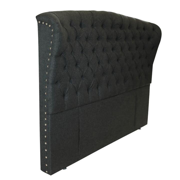 Birmingham Head Board Charcoal - LIFESTYLE FURNITURE