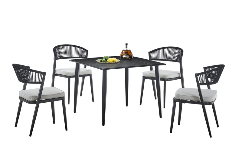 Carnation Outdoor 5 Piece Dining Suite - Lifestyle Furniture