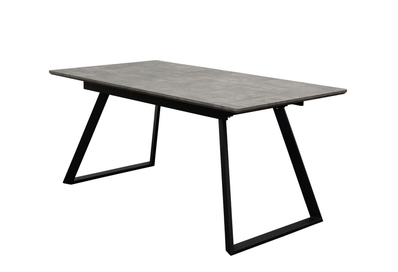Cory Extension W160/200 Dining Table With Metal Legs - LIFESTYLE FURNITURE