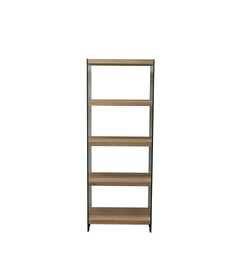 Frost 5 Tier High Display Shelf With Glass Frame - LIFESTYLE FURNITURE
