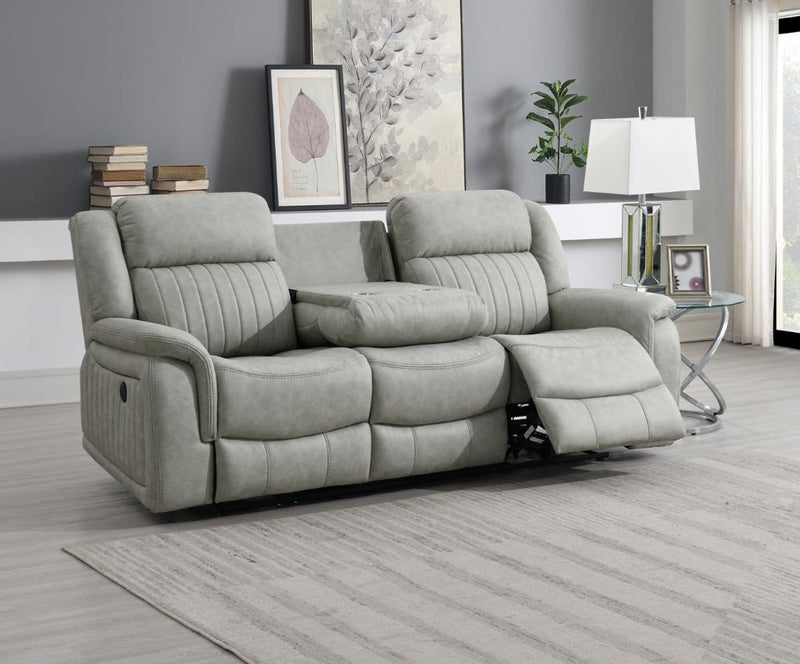 Gavin Beige 3-Seater Electric Recliner Sofa - Lifestyle Furniture