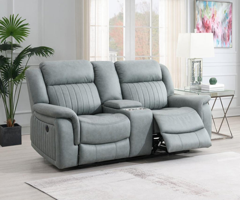 Gavin Grey 2-Seater Electric Recliner Sofa - Lifestyle Furniture