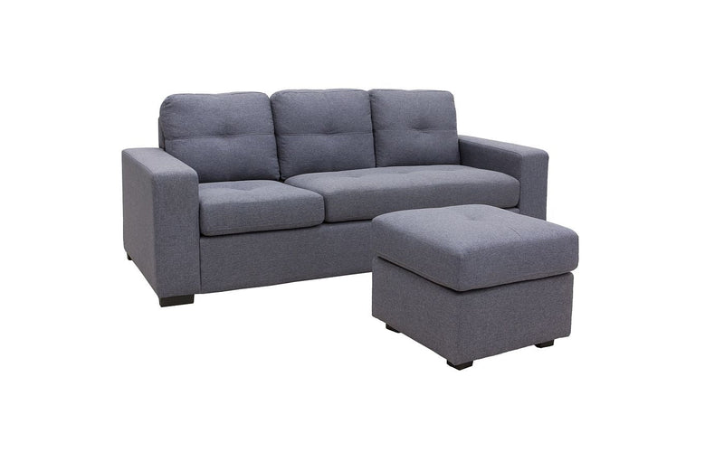 Jazz Reversible 3 Seater Chaise - Grey - LIFESTYLE FURNITURE