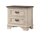 Levin Mindi Wood 2 Drawers Bedside Table - LIFESTYLE FURNITURE