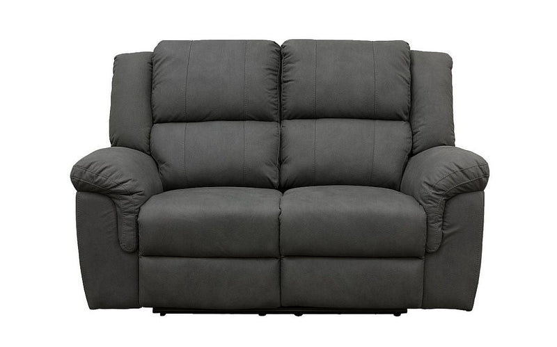 Phuket Dark Grey 2 Seater Fabric Recliner Sofa - LIFESTYLE FURNITURE