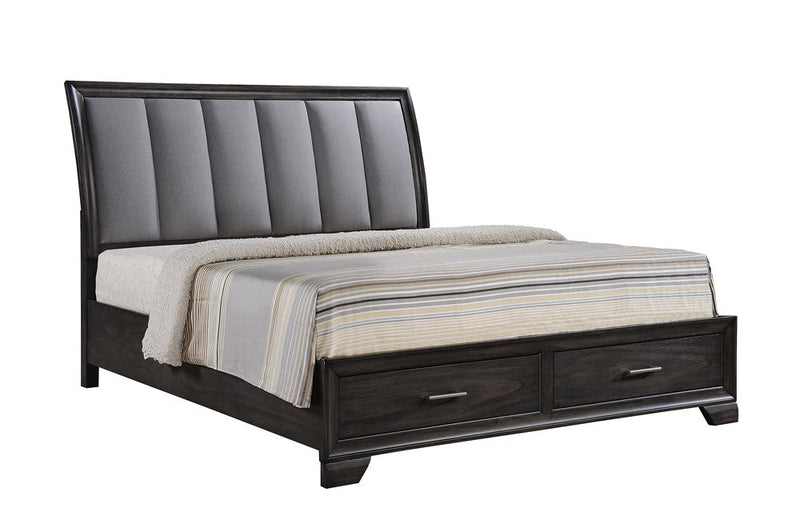 Picton King Size Bed Frame With Drawers - LIFESTYLE FURNITURE
