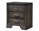Picton Mindi Wood 2 Drawers Bedside Table - LIFESTYLE FURNITURE