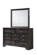 Picton Mindi Wood Dressing Table With Mirror - LIFESTYLE FURNITURE