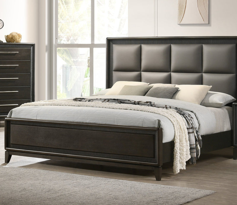 Roma Mindi Wood Queen Bed Frame - LIFESTYLE FURNITURE