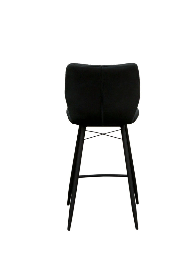 Star Black Bar Chair - LIFESTYLE FURNITURE