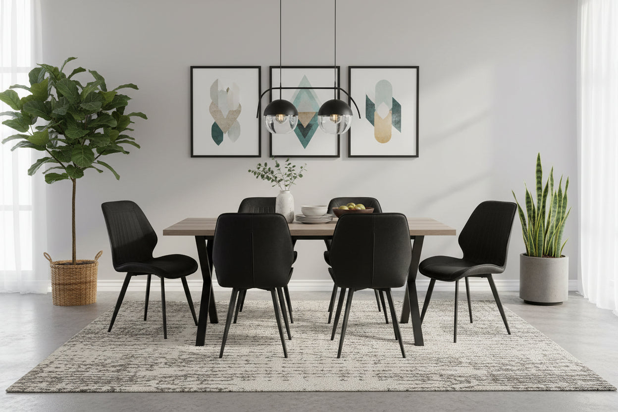 Tex 160 CM Dining Set - LIFESTYLE FURNITURE