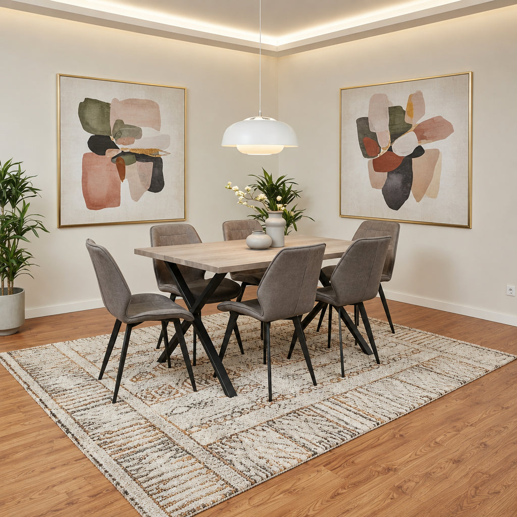 Tex 160 CM Dining Set - LIFESTYLE FURNITURE