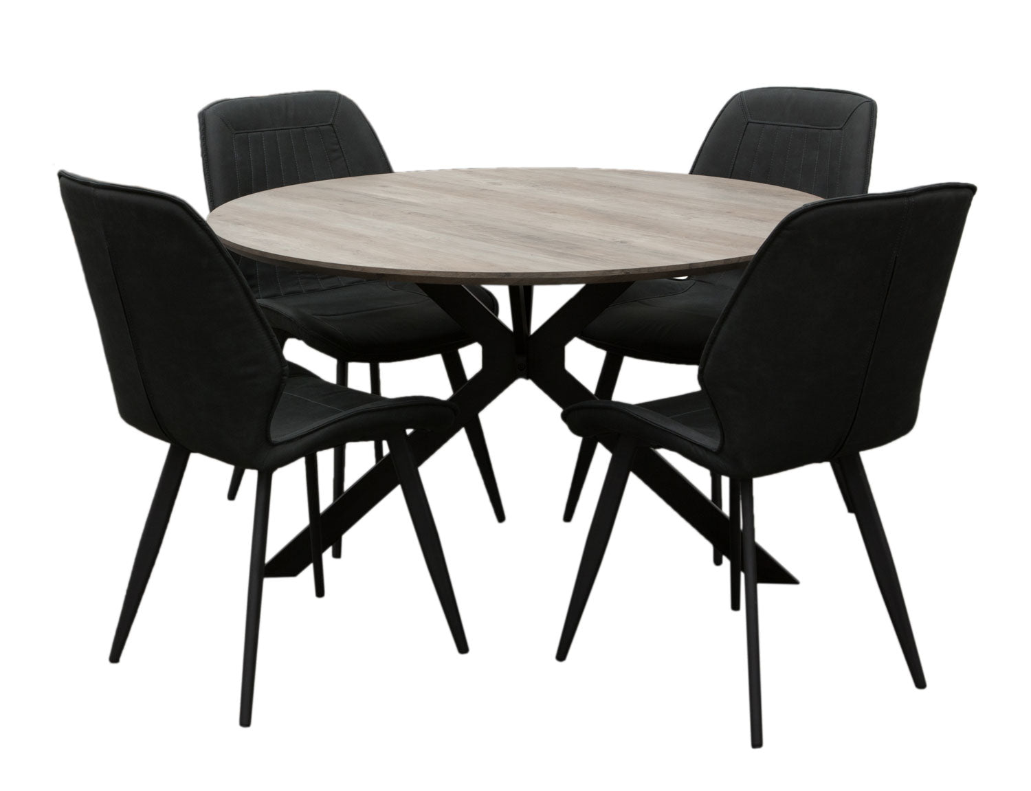Tex Round Table 5 Piece Dining Set - LIFESTYLE FURNITURE