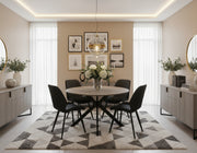 Tex Round Table 5 Piece Dining Set - LIFESTYLE FURNITURE