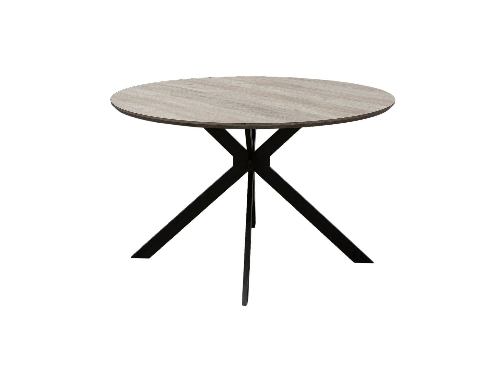 Tex W120 CM Round Dining Table - LIFESTYLE FURNITURE