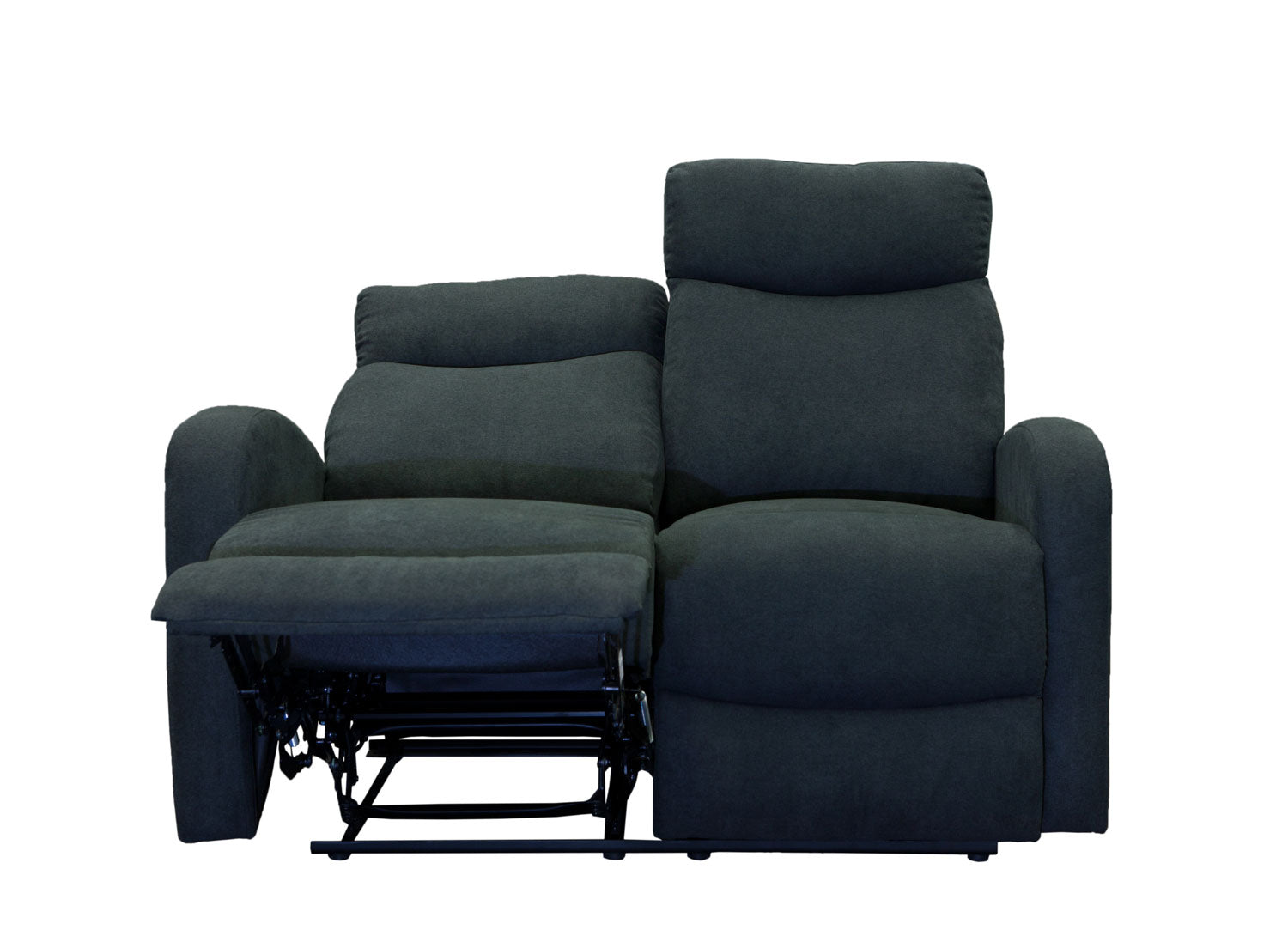 Verona Black Fabric 2 Piece Recliner Set - LIFESTYLE FURNITURE