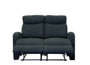 Verona Black Fabric 3 Piece Recliner Set - LIFESTYLE FURNITURE