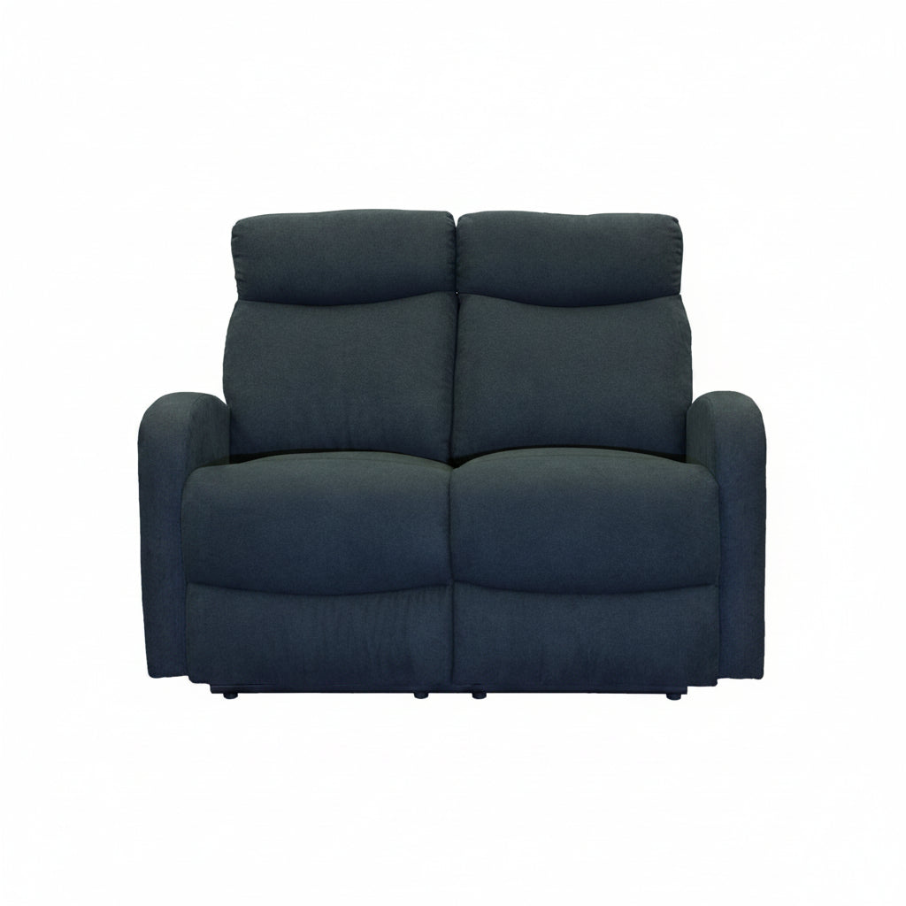 Verona Black Fabric 3 Piece Recliner Set - LIFESTYLE FURNITURE